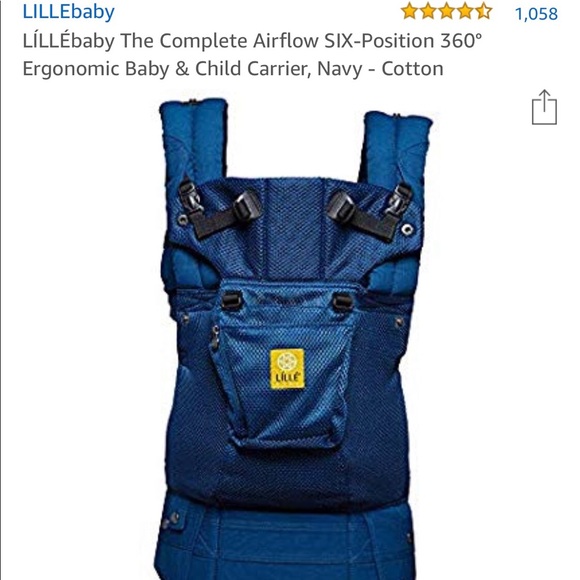 LÍLLÉbaby Other - LÍLLÉbaby Complete Airflow Baby Carrier